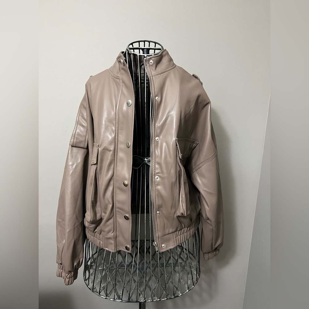 ShineStar by Buckle Faux Leather Jacket